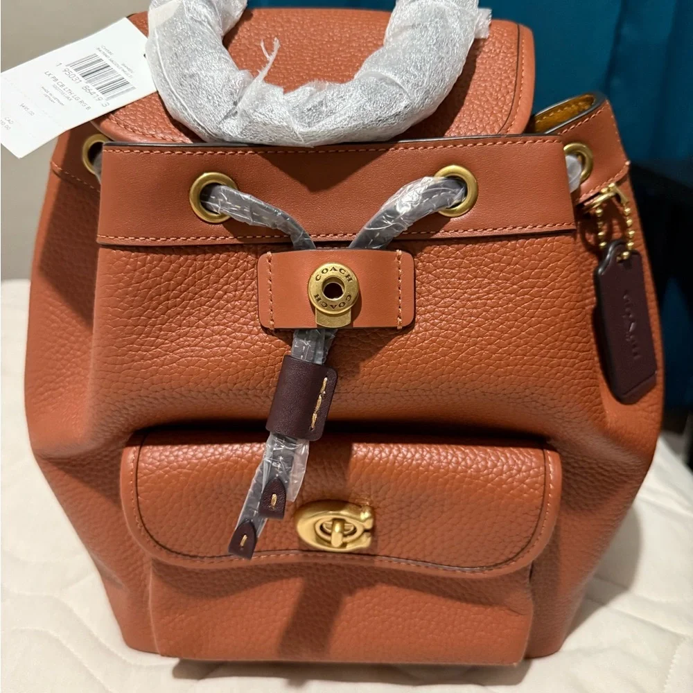 NWT Coach Ryia Colorblock Backpack - Picture 1 of 16
